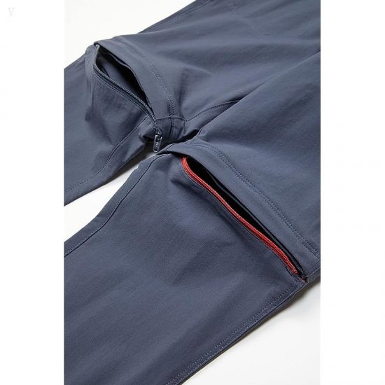 L.L.Bean Cresta Hiking Zip Off Pants (Big Kids) Carbon Navy ID-wjZ0q7Fq