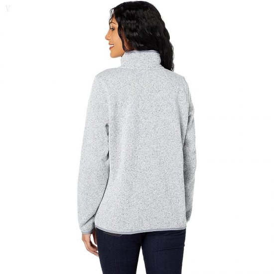 L.L.Bean Sweater Fleece Pullover Pewter ID-cK8iH0l4