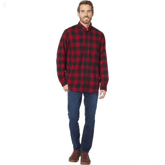 L.L.Bean Scotch Plaid Flannel Traditional Fit Shirt - Tall Rob Roy Tartan ID-pt1Egxox