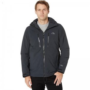 L.L.Bean Waterproof Primaloft Packaway Jacket Black ID-8t2rlPpi