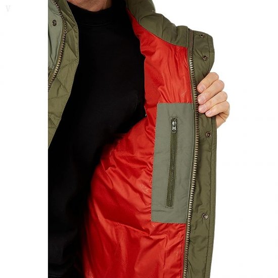 L.L.Bean Mountain Classic Down Vest Color-Block Kelp Green/Dusty Olive ID-a1yVnOGZ