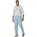 L.L.Bean Camp Pajamas Set Regular Light Gray Heather ID-49827k1Q