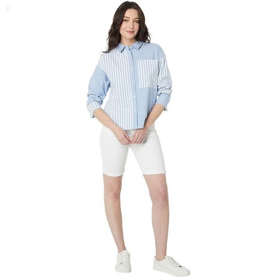 L.L.Bean Signature Oxford Shirt Sky Blue Multi ID-woLDDENE
