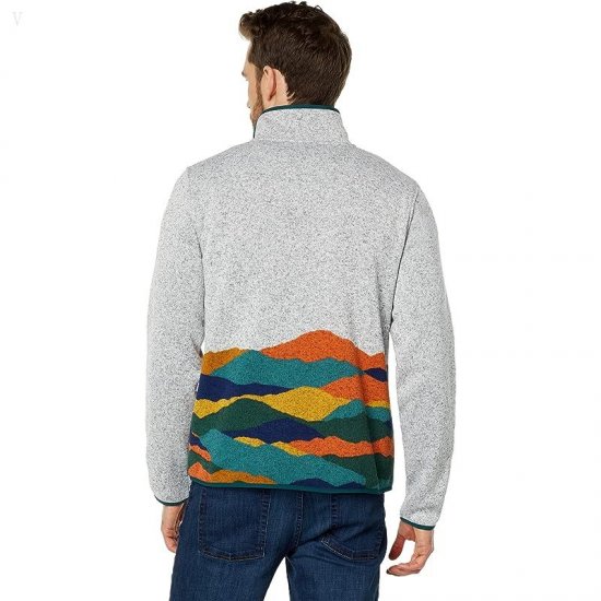 L.L.Bean Sweater Fleece Pullover Printed Landscape ID-RdwJZ0os