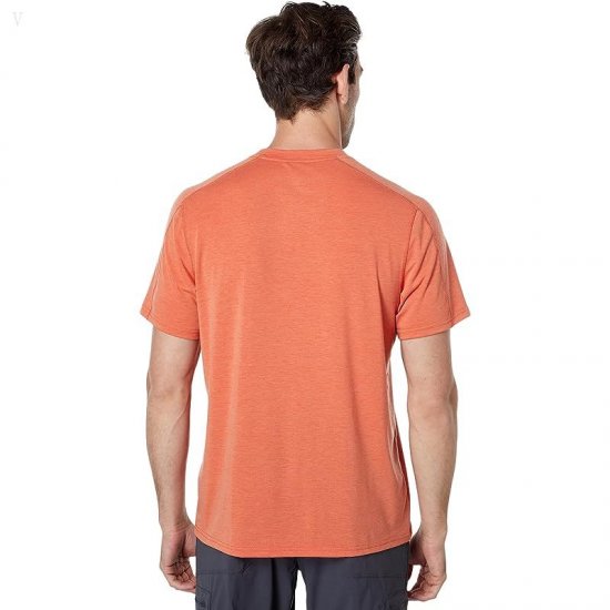 L.L.Bean Everyday SunSmart Tee Short Sleeve Graphic Terra-Cotta/Logo ID-OljoJbhw