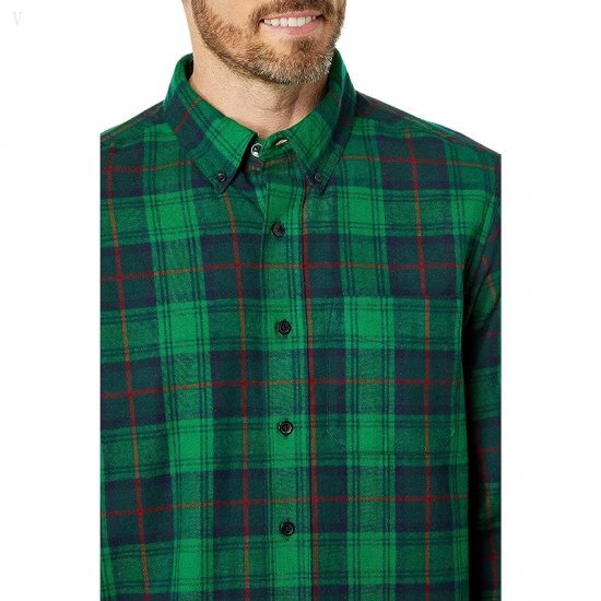 L.L.Bean Scotch Plaid Flannel Traditional Fit Shirt Cranston ID-0dstApcA