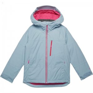 L.L.Bean Wildcat Water Resistant Ski Jacket (Big Kids) Foggy Blue ID-qJKzzUny