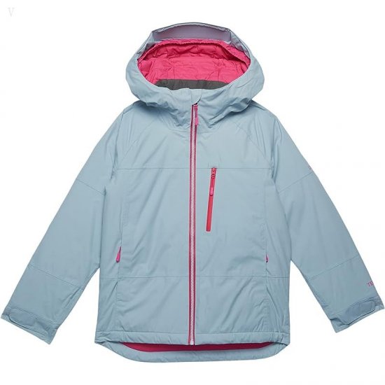 L.L.Bean Wildcat Water Resistant Ski Jacket (Big Kids) Foggy Blue ID-qJKzzUny