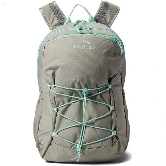 L.L.Bean 30 L Comfort Carry Laptop Pack Mineral Gray/Fresh Mint ID-QJzIO7Bw