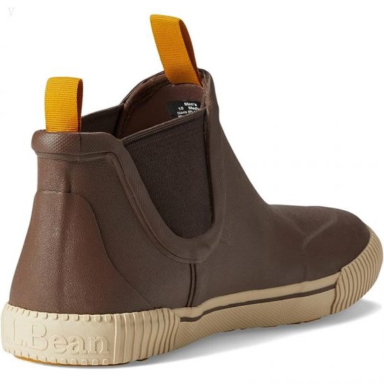 L.L.Bean Wellie Sport Rubber Chelsea Dark Cocoa ID-uzJ18slw