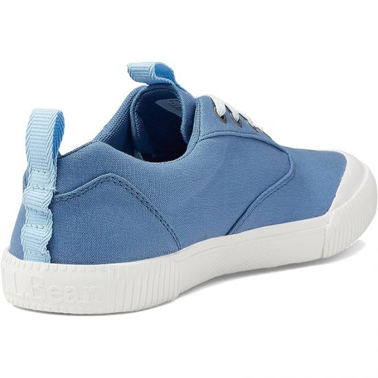L.L.Bean Eco Woods Shoe Canvas Lace-Up Moonlight Blue ID-mOS9dfBB