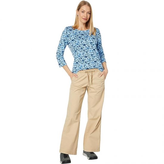 L.L.Bean Lakewashed Pull-On Wide Leg Pants Boulder ID-5DxOq60n