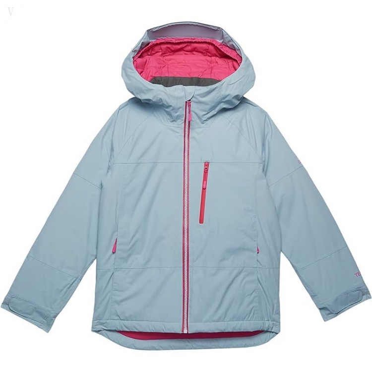 L.L.Bean Wildcat Water Resistant Ski Jacket (Big Kids) Foggy Blue ID-qJKzzUny - Click Image to Close