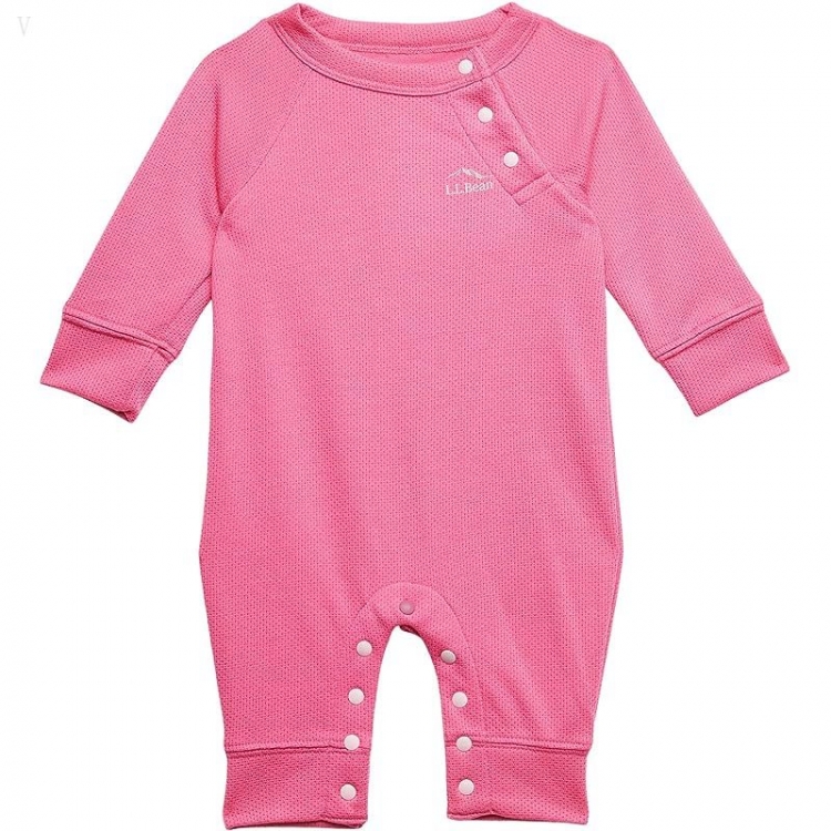 L.L.Bean Wicked Warm Underwear One-Piece (Infant) Pink Berry ID-f9PocOLx - Click Image to Close