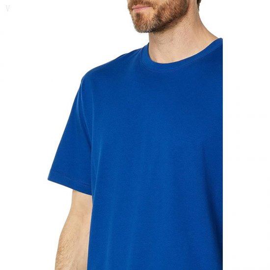 L.L.Bean Carefree Unshrinkable T-Shirt without Pocket Short Sleeve Ocean Blue ID-ls5dfSh7