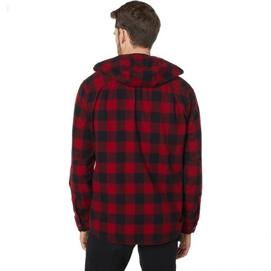 L.L.Bean Scotch Plaid Hooded Shirt Slightly Fitted Regular Rob Roy Tartan ID-uaeOCkIs