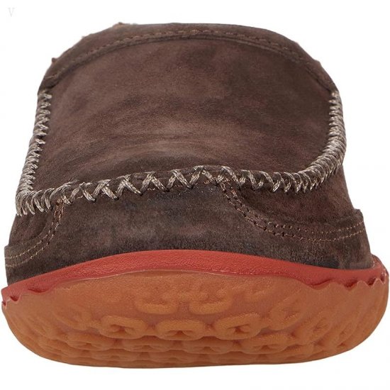 L.L.Bean Mountain Slipper Scuff Bean Boot Brown ID-HxpC1xI4
