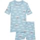 L.L.Bean Organic Cotton Fitted Short Sleeve Pajamas (Big Kids) Foggy Blue Clouds ID-QzrCdaBV L.L.Bean Organic Cotton Fitted Short Sleeve Pajamas (Big Kids) Foggy Blue Clouds ID-QzrCdaBV