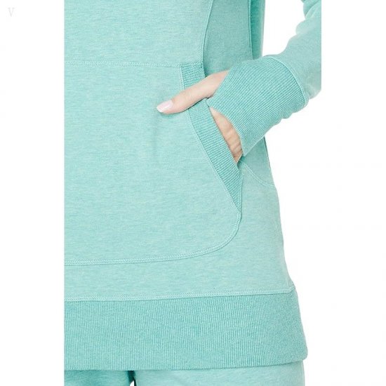 L.L.Bean Bean\'s Cozy Pullover Ocean Teal Heather ID-ugt6WpXz