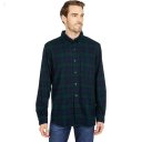 L.L.Bean Scotch Plaid Flannel Traditional Fit Shirt Black Watch ID-YWy3ceri