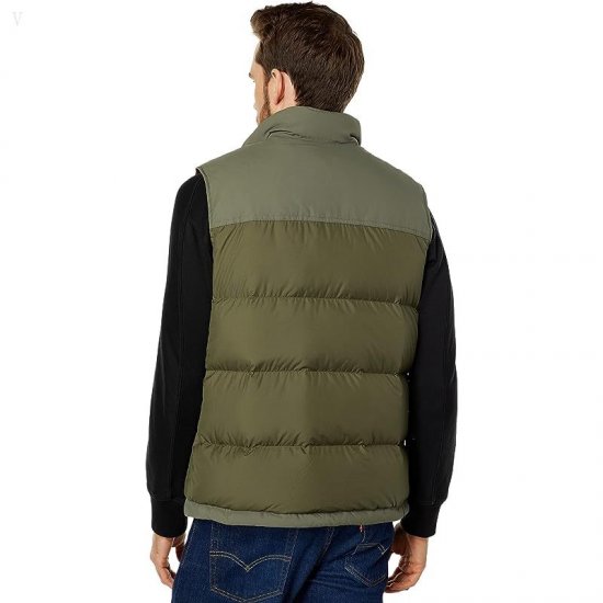 L.L.Bean Mountain Classic Down Vest Color-Block Kelp Green/Dusty Olive ID-a1yVnOGZ