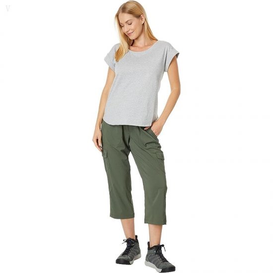 L.L.Bean Vista Camp Pants Crop Thyme ID-hHbROxO4
