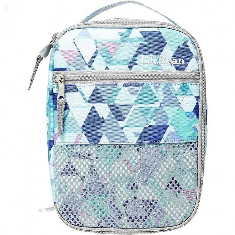 L.L.Bean Lunch Box III Print Fresh Mint Prism ID-fg9r5MHq - Click Image to Close