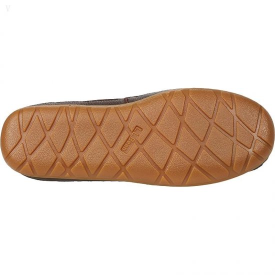 L.L.Bean Wicked Good Moosehide Slipper Moccasin Chocolate ID-xsXlNkGZ