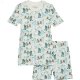 L.L.Bean Organic Cotton Fitted Short Sleeve Pajamas (Big Kids) Cream Hiking Animals ID-Aek6puLU L.L.Bean Organic Cotton Fitted Short Sleeve Pajamas (Big Kids) Cream Hiking Animals ID-Aek6puLU