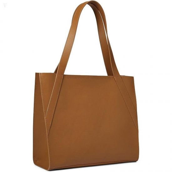 L.L.Bean Stonington Full Grain Leather Tote Bag Camel ID-eCYkUeBO