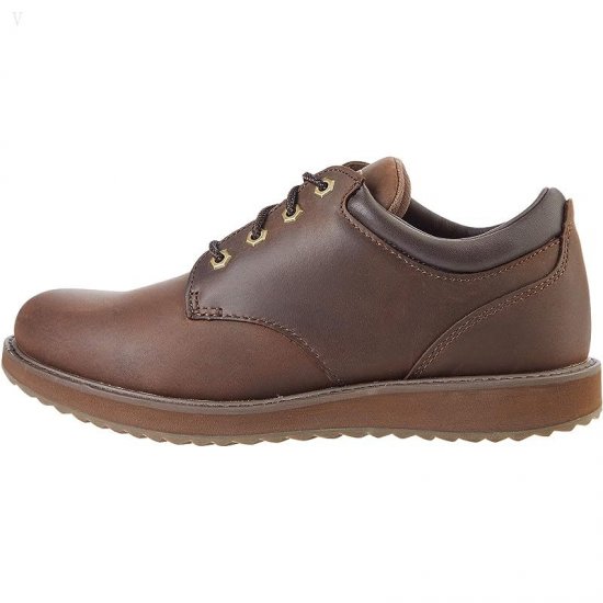 L.L.Bean Stonington Oxford Shoes Plain Toe Deepest Brown ID-rxsRuSD4