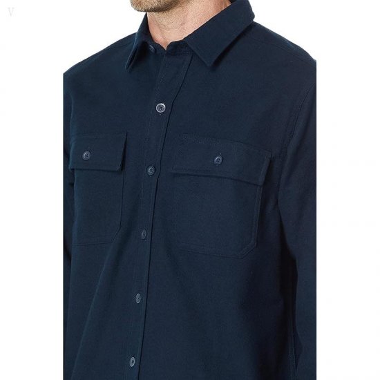L.L.Bean Chamois Shirt Regular Navy ID-gdpghZum