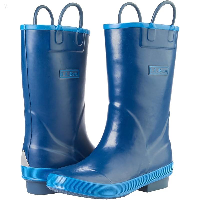 L.L.Bean Puddle Stompers Rain Boots (Toddler/Little Kid) Dark Royal Blue ID-2aNpJD8K