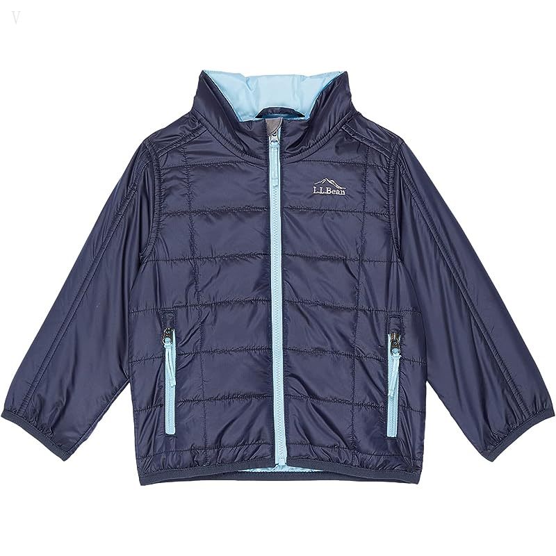 L.L.Bean Primaloft Packaway Jacket (Toddler) Carbon Navy ID-2hi4O08k