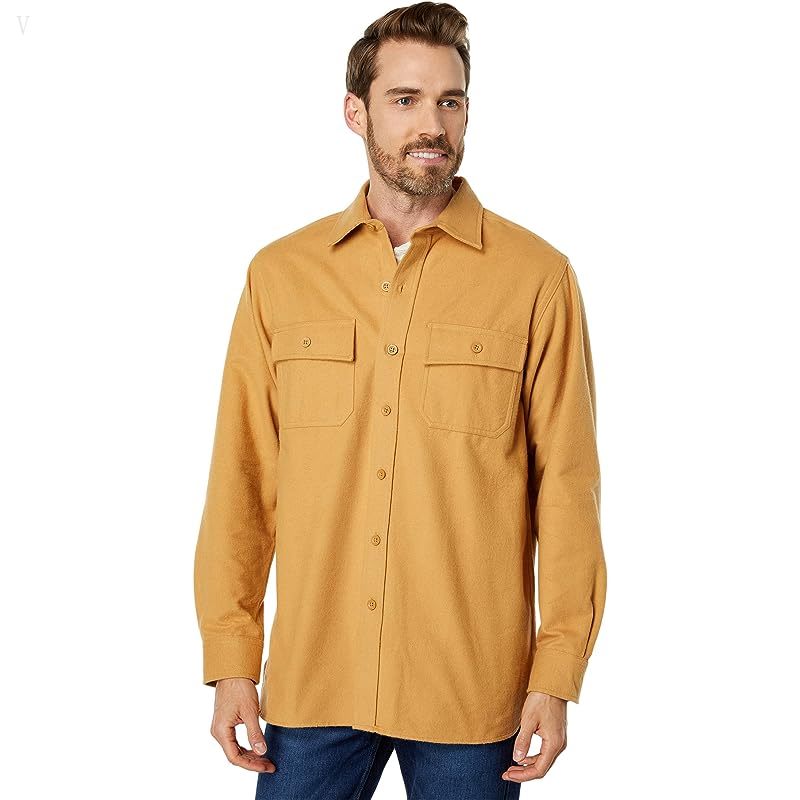 L.L.Bean Chamois Shirt Regular Barley ID-3lTGOO5B