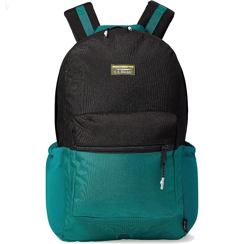 L.L.Bean Mountain Classic Cordura Pack Black/Warm Teal ID-5b3VGlg4