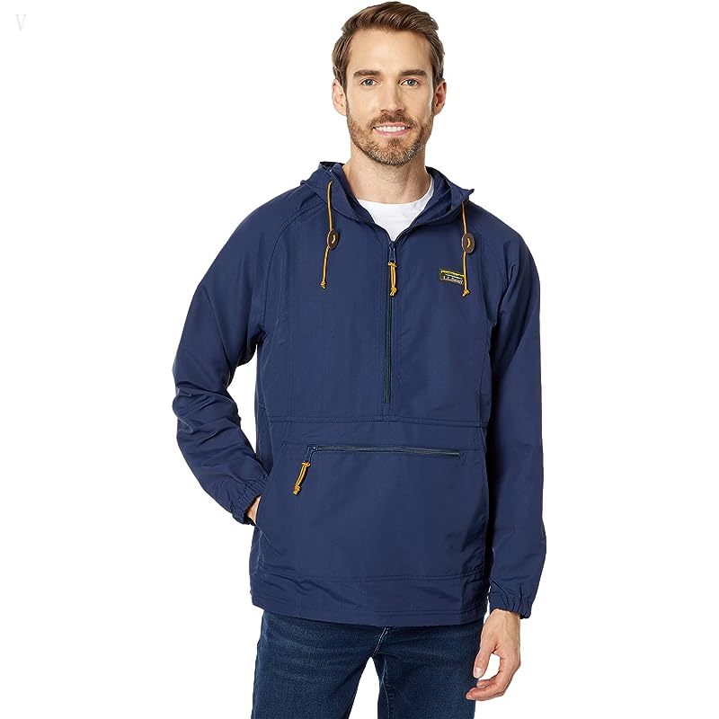 L.L.Bean Mountain Classic Anorak Nautical Navy ID-6l26YkCU