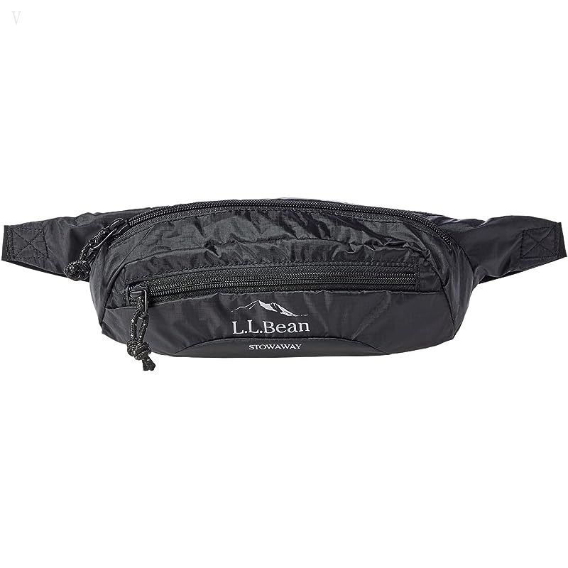 L.L.Bean Stowaway Hip Pack Black ID-874QiLSx