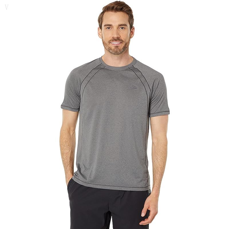 L.L.Bean Quick Dry Trail Tee Short Sleeve Graphite ID-8lePYJHD