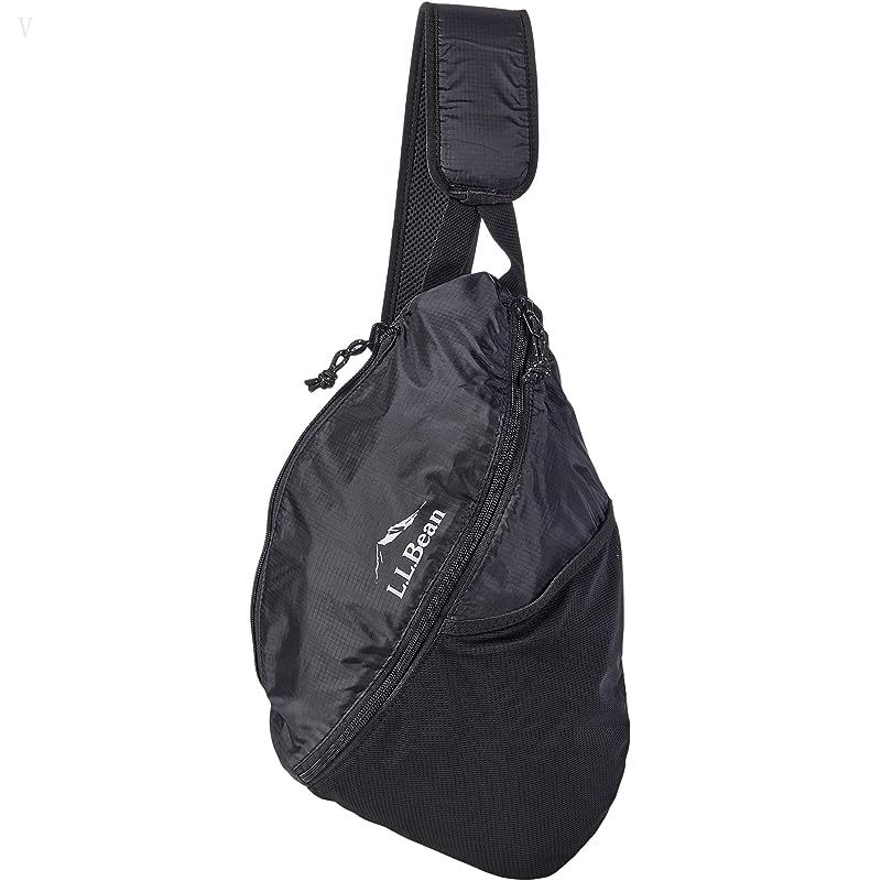 L.L.Bean Stowaway Sling Pack Black ID-95i8nfoH