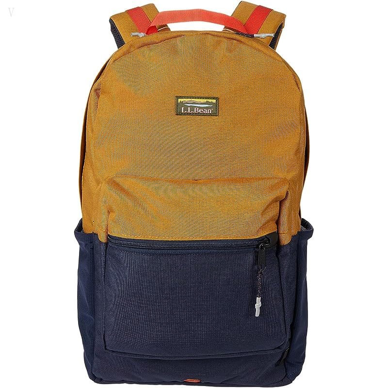 L.L.Bean Mountain Classic Cordura Pack Classic Navy/Antique Gold ID-9xmHuYHI