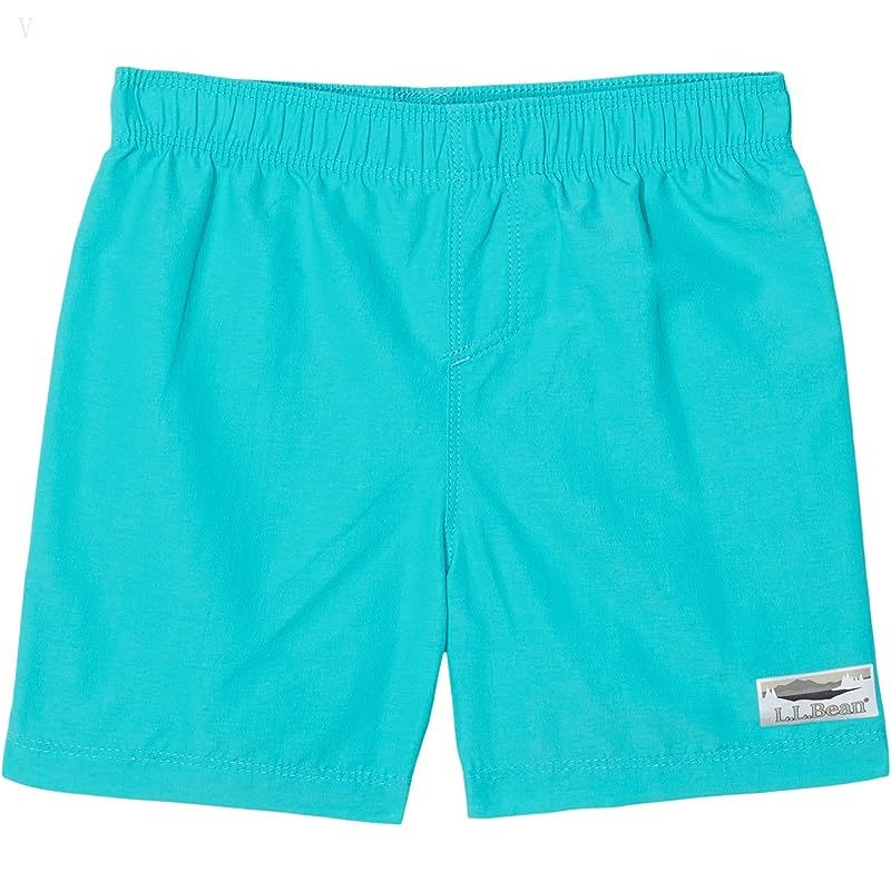 L.L.Bean Stowaway Shorts (Toddler) Deep Aqua Teal ID-Az5gg3pq