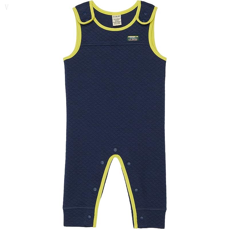 L.L.Bean Quilted Romper (Infant) Nautical Navy ID-BF7Rpakh