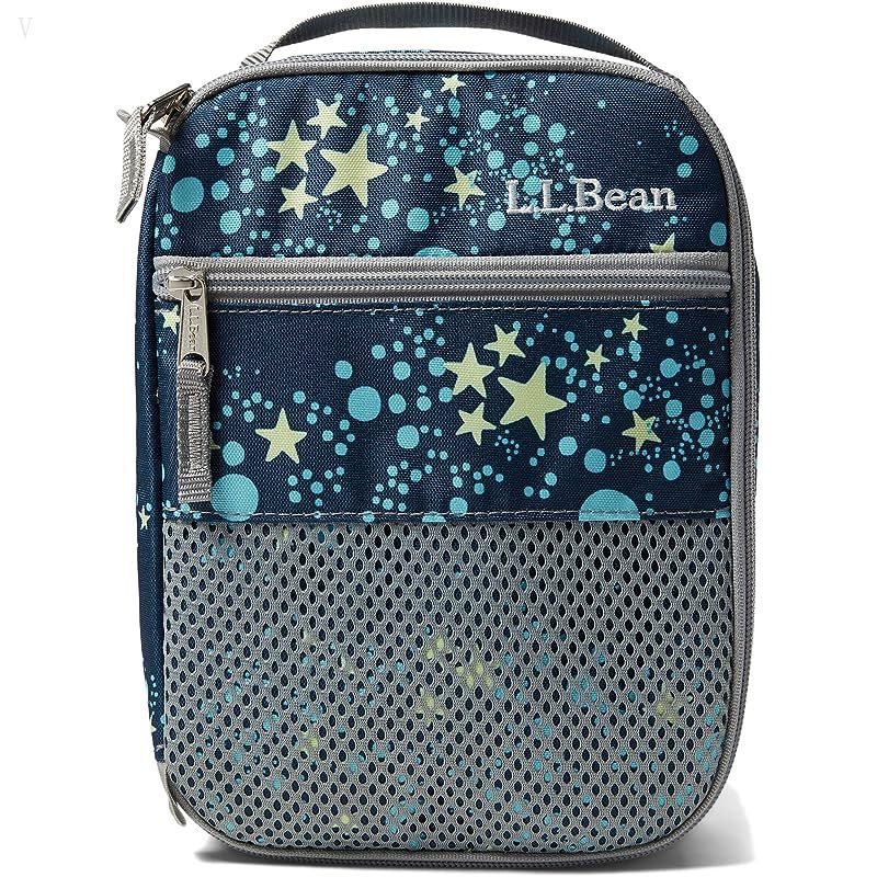 L.L.Bean Lunch Box III Print Nautical Navy Night Star ID-BKJKZlVi