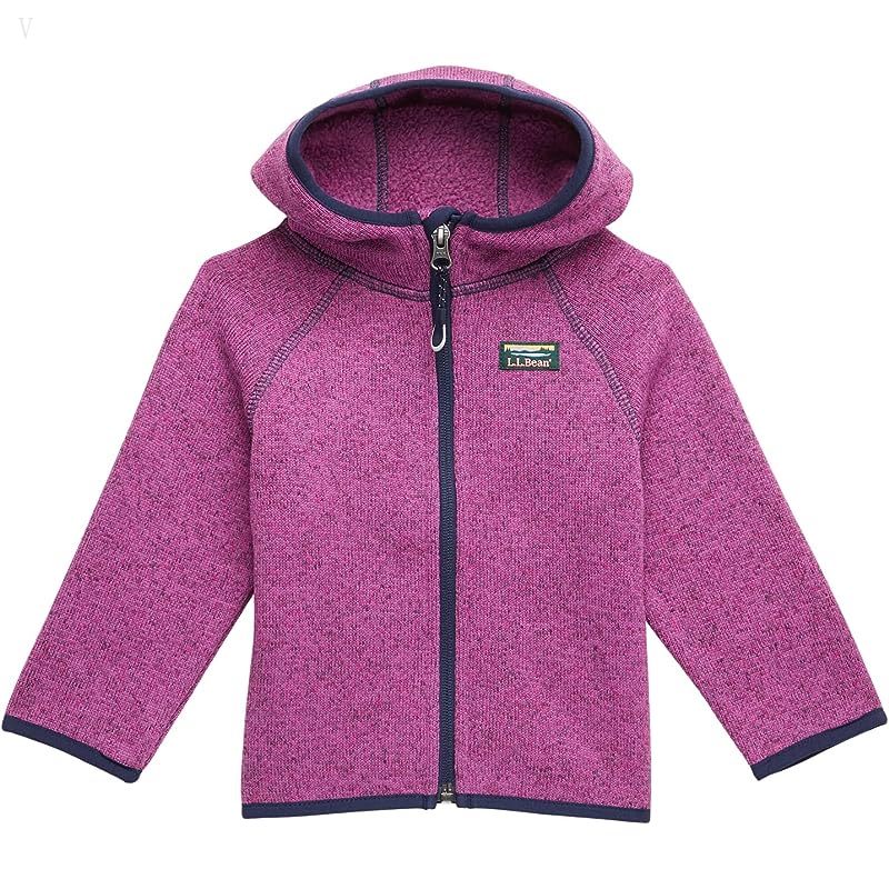 L.L.Bean Bean's Sweater Fleece Full Zip (Infant) Dark Mulberry ID-DGv0A7Uk
