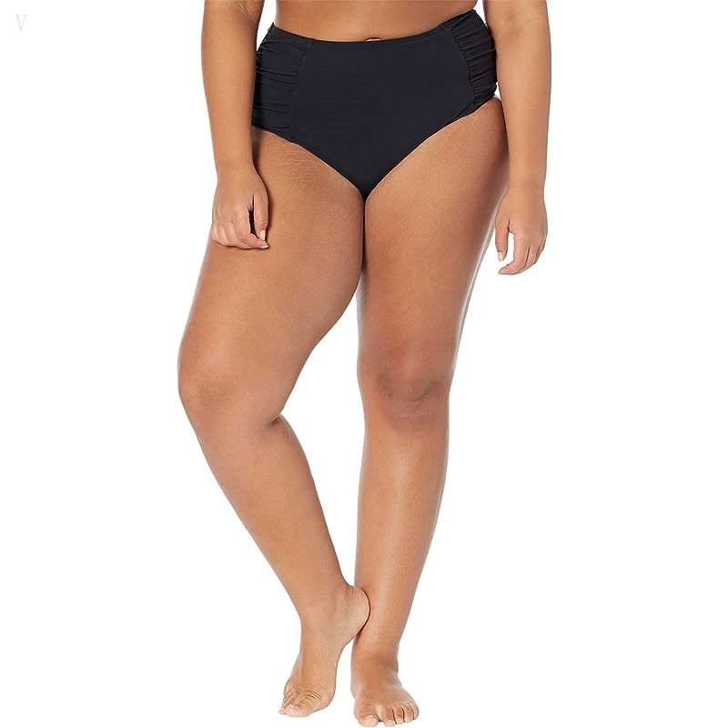L.L.Bean Slimming Swimwear Brief High-Waisted Black ID-DlGkBU40