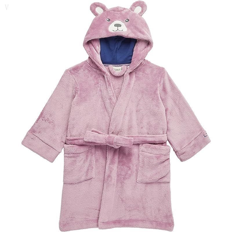 L.L.Bean Cozy Animal Robe (Little Kids) Mauve Berry ID-Er5xpt5v