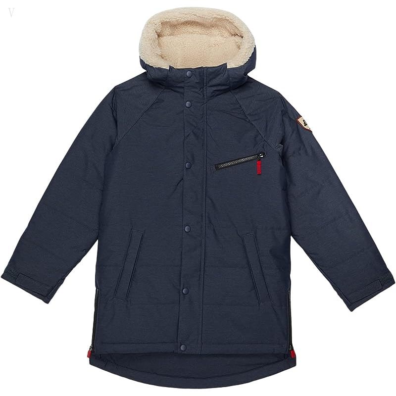 L.L.Bean Winter Warmer Insulated Parka (Big Kids) Carbon Navy ID-FoFZpHJF