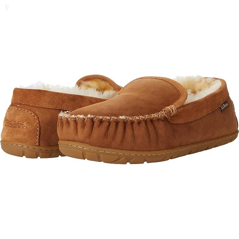 L.L.Bean Wicked Good Slipper Venetian Brown ID-GY9FMPDU