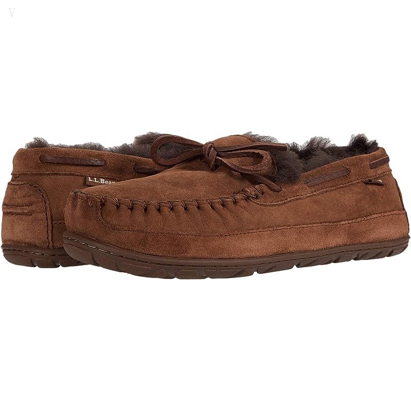 L.L.Bean Wicked Good Moccasins Chocolate Brown ID-GtdJ5QGH
